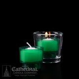 ezLites - Devotional Candles | 4 Hours | All Colors - Cathedral Candle - Chiarelli's Religious Goods & Church Supply