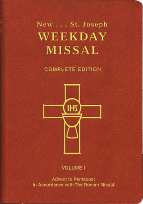 ST. JOSEPH WEEKDAY MISSAL (Vol. I/Advent to Pentecost) - Catholic Book - Chiarelli's Religious Goods & Church Supply