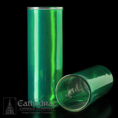 Inserta | Lite Reusable Globe | 5-6-7 Day | All Colors - Cathedral Candle - Chiarelli's Religious Goods & Church Supply