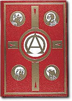 Book of Gospels - Red Leather w/ Gold Edges - Catholic Book - Chiarelli's Religious Goods & Church Supply
