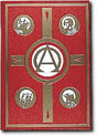 Book of Gospels - Red Leather w/ Gold Edges - Catholic Book - Chiarelli's Religious Goods & Church Supply