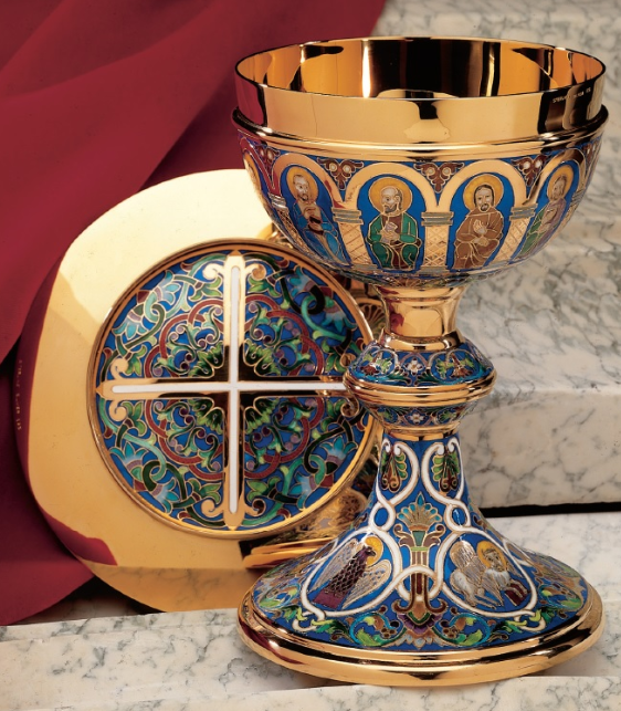 Molina -  "The Romanesque" Chalice & Paten | 2312