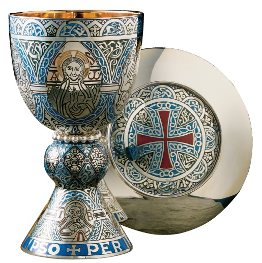 Molina -  Fire Enameled "The Tassilo" Chalice & Paten | 2332
