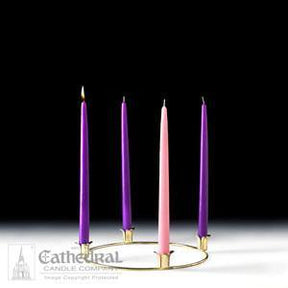 Advent Wreath - Candles Included - Cathedral Candle - Chiarelli's Religious Goods & Church Supply