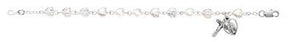 6 1/2" Crystal Heart Bracelet - McVan - Chiarelli's Religious Goods & Church Supply