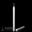 Stearine White Molded Candles - Large Diameter - Cathedral Candle - Chiarelli's Religious Goods & Church Supply