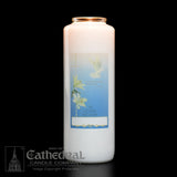 In Loving Memory - 6 Day Glass Candle - Cathedral Candle - Chiarelli's Religious Goods & Church Supply