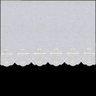100% Pure Linen Embroidered Altar Linens | All Styles